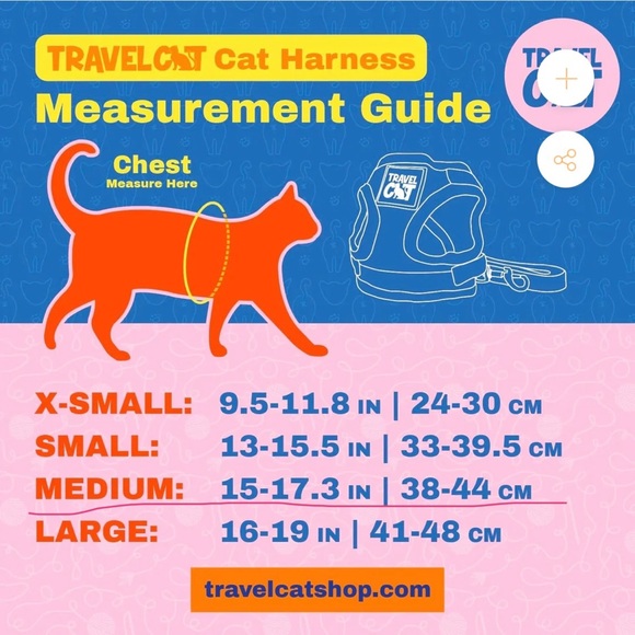 Travel Cat “The True Adventurer” reflective cat harness and leash - Picture 2 of 4